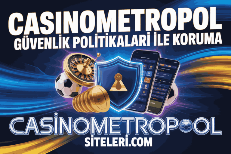 casinometropol guvenlik politikalari ile koruma