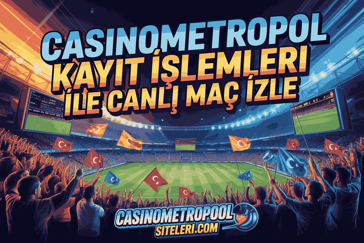 casinometropol kayit islemleri ile canli mac izle