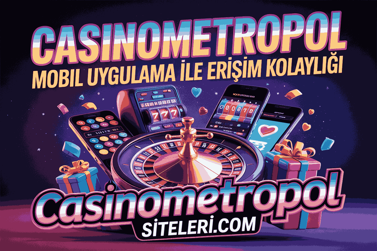 casinometropol mobil uygulama ile erisim kolayligi
