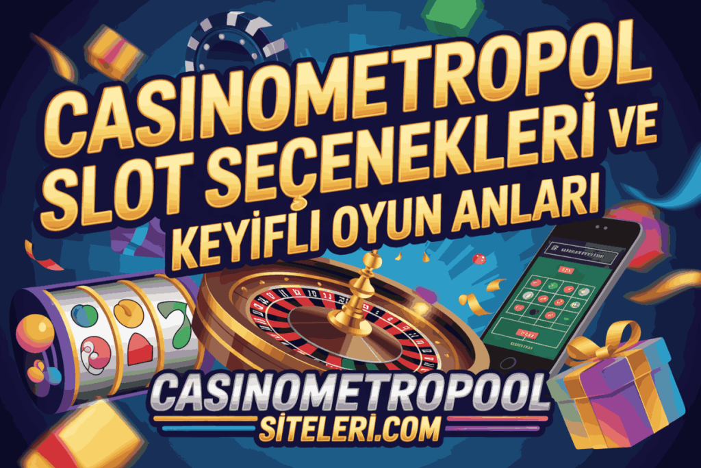 casinometropol slot secenekleri ve keyifli oyun anlari