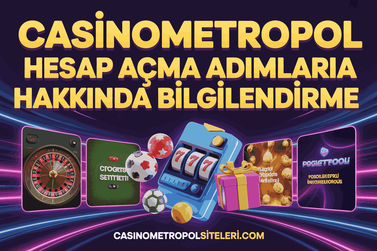 casinometropol hesap acma adimlari hakkinda bilgilendirme