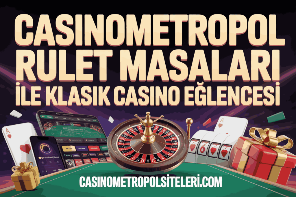 casinometropol rulet masalari ile klasik casino eglencesi