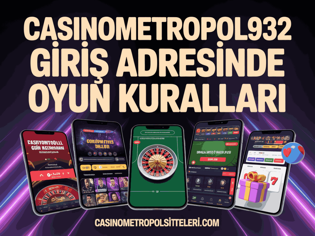 casinometropol932 giris adresinde oyun kurallari